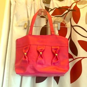 Chuns Women Full Size Reddish Pink Purse/Handbag